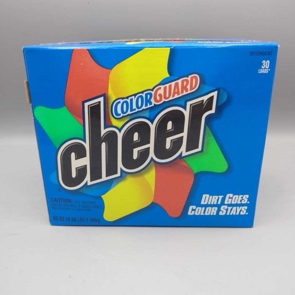 CHEER Colorguard Laundry Detergent 30 Loads Dirt Goes Color Stays 65 oz